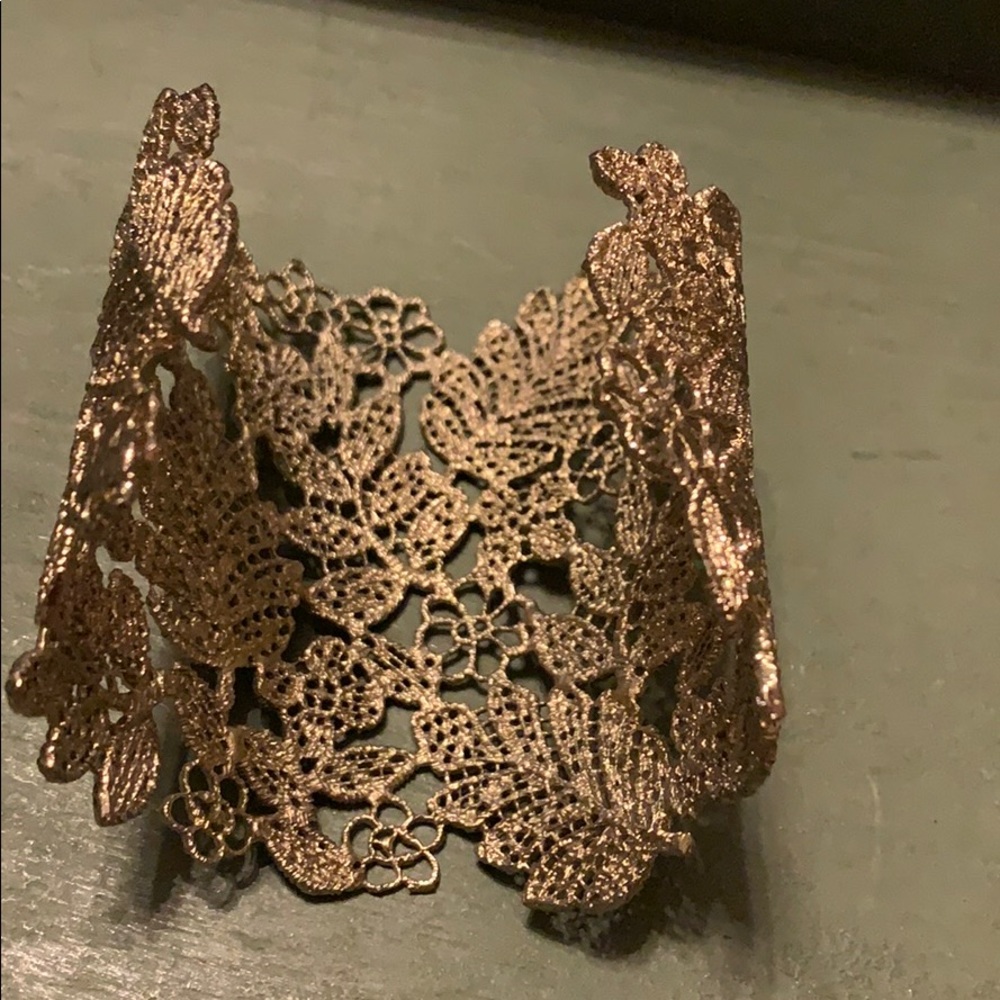 Boho Floral Cuff - Picture 3 of 3